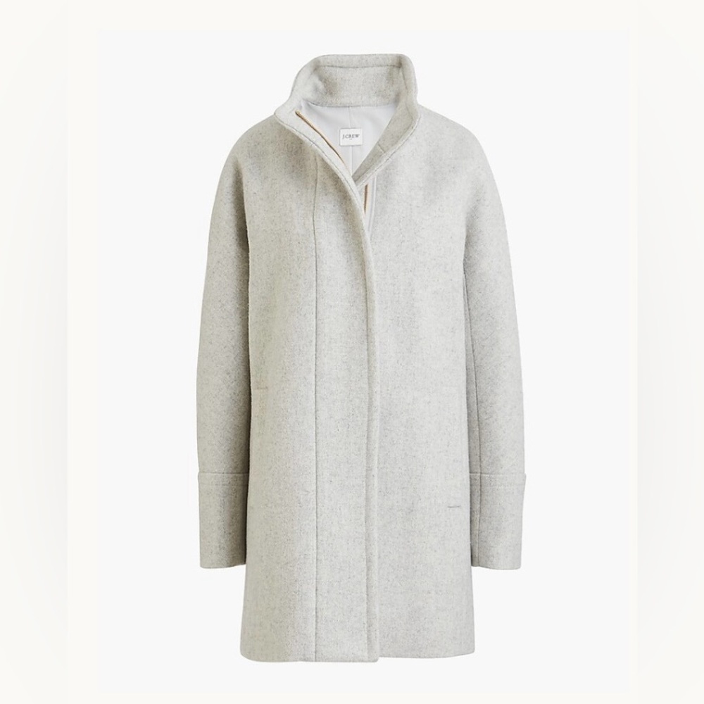 J.Crew City Winter Coat in heather grey. EUC